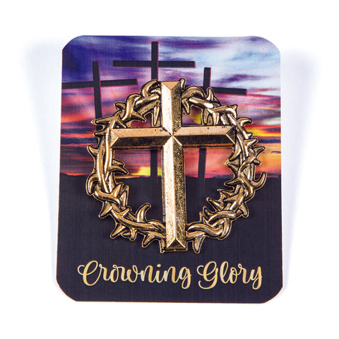 Crown of Thorns Pin w/ Card