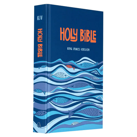 Blue Hardcover Kid's King James Version Bible
