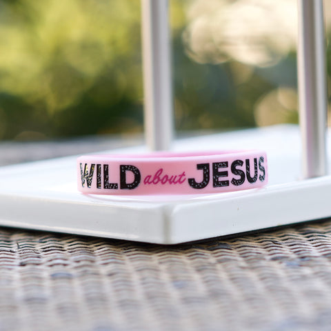 Inspiration Bracelet - Wild About Jesus - Pink