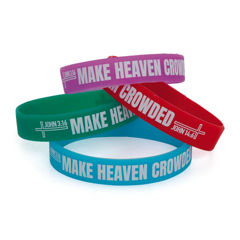 Make Heaven Crowded Rubber Bracelet