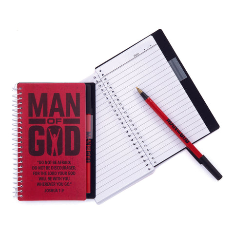 Man of God Notepad w/ Pen