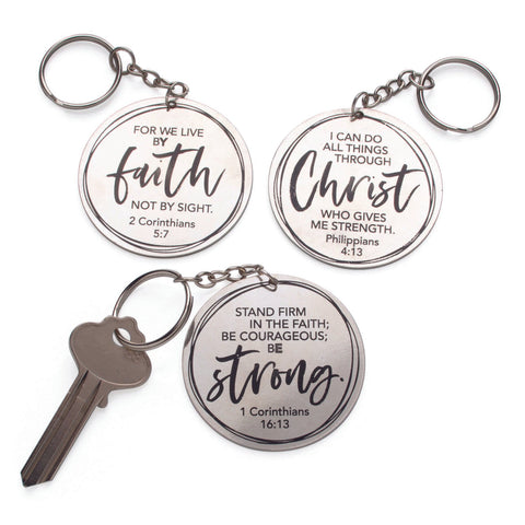 Spiritual Strength Key Chain