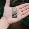 Image of Crowned Lion (Square) Key Chain (Ships around 12-18-24)