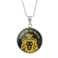 Jesus Is King Necklace