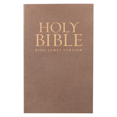 Antique Gold Softcover Gift and Award King James Version Bible