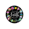 Image of Walk By Faith Circle Magnet 2.5"