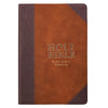 Image of Two-tone Brown Faux Leather Large Print Thinline King James Version Bible