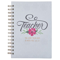 The Lord is with You Large Spiral Journal - Zephaniah 3:17