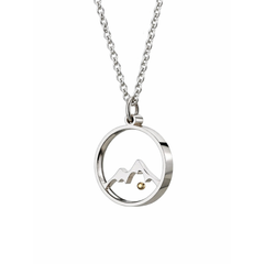 Mustard Seed Mountain Necklace
