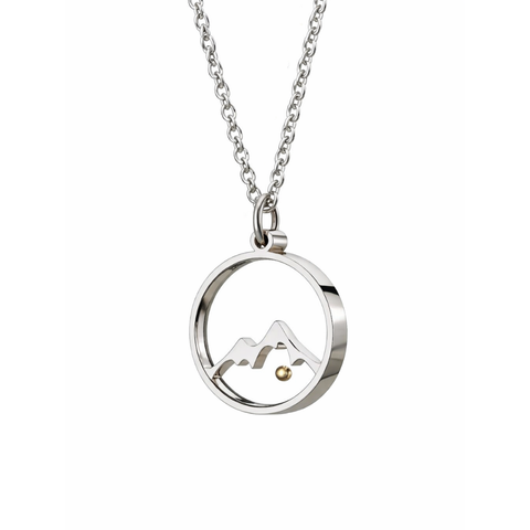 Mustard Seed Mountain Necklace