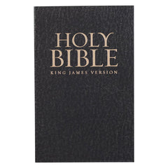 Black Softcover King James Version Gift and Award Bible