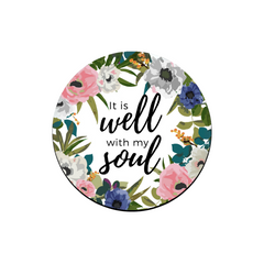 It Is Well Circle Magnet 2.5"