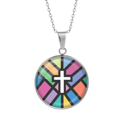 Cathedral Cross Necklace (Ships around 12-18-24)