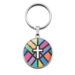 Cathedral Cross Key Chain (Ships around 12-18-24)