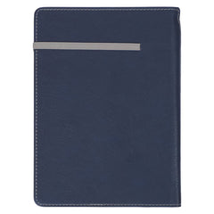 Walk By Faith Navy and Gray Classic Journal with Elastic Closure and Pen Holder - 2 Corinthians 5:7