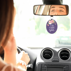 Oval Child of God Rearview Mirror Ornament