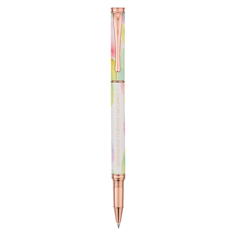 Cherish Every Moment Smooth Sea Glass Gift Pen