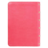 Image of Pink Faux Leather Large Print Compact King James Version Bible