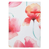 Image of Never Give Up Coral Poppies Flexcover Journal with Elastic Closure