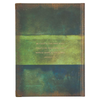 Image of Blessed Blue Peacock Hardcover Journal - Jeremiah 7:7