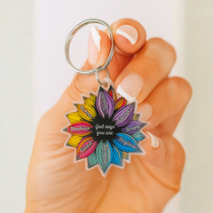 Identity Flower Key Chain