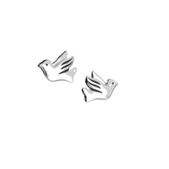 925 Sterling Silver Petite Dove Earrings