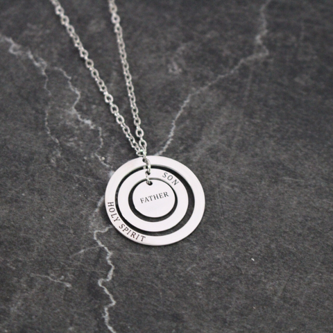 Trinity Ring Necklace