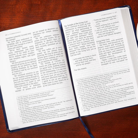 The Passion Translation New Testament (2020 edition) Giant Print Indigo