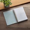 Image of Commit to the Lord Pale Blue Floral Spiral Journal - Proverbs 16:3
