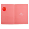 Image of Never Give Up Coral Poppies Flexcover Journal with Elastic Closure