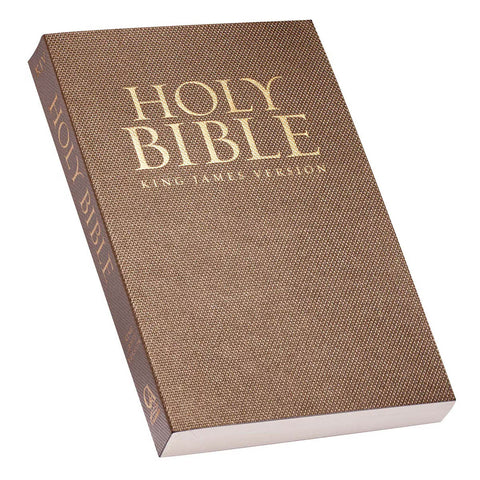 Antique Gold Softcover Gift and Award King James Version Bible