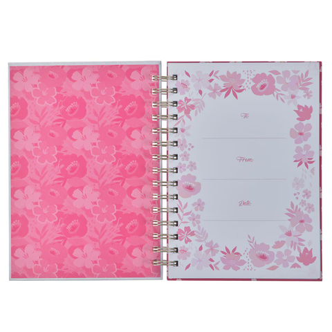 The Lord is with You Large Spiral Journal - Zephaniah 3:17