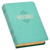 Image of Robin’s-egg Blue Faux Leather Large Print Compact King James Version Bible