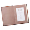 Image of Two-tone Brown Faux Leather Large Print Thinline King James Version Bible