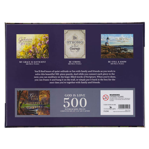 God is Love 500-piece Jigsaw Puzzle - 1 John 4:16