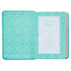 Image of Robin’s-egg Blue Faux Leather Large Print Compact King James Version Bible