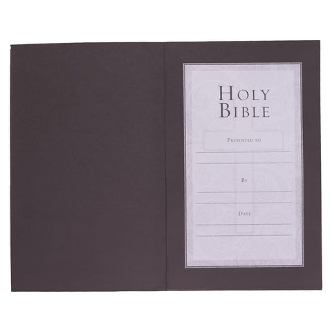 Black Softcover King James Version Gift and Award Bible