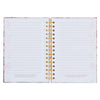 Image of More Precious than Rubies Pink Floral Large Spiral Journal - Proverbs 31:10