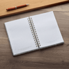 Image of Commit to the Lord Pale Blue Floral Spiral Journal - Proverbs 16:3