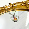 Image of Heart On Fire Necklace (Ships 10-6-23)