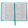 Image of Turquoise Faux Leather Compact King James Version Bible