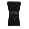 Image of 925 Sterling Silver Petite Cross Necklace