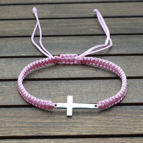 Rope Cross Bracelet