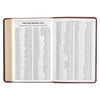 Image of Chestnut Brown Faux Leather Compact King James Version Bible