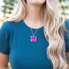 Image of Power In Jesus (Square) Necklace