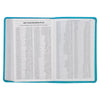 Image of Turquoise Faux Leather Compact King James Version Bible