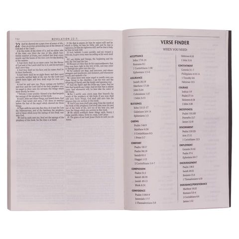 Black Softcover King James Version Gift and Award Bible