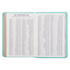 Image of Robin’s-egg Blue Faux Leather Large Print Compact King James Version Bible