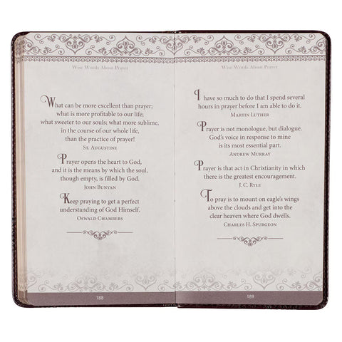 Gift Book Prayers From the KJV Faux Leather