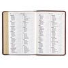 Image of Chestnut Brown Faux Leather Compact King James Version Bible